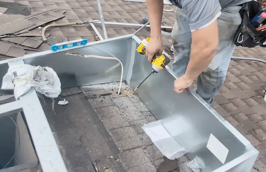 Cable coming out through new hole