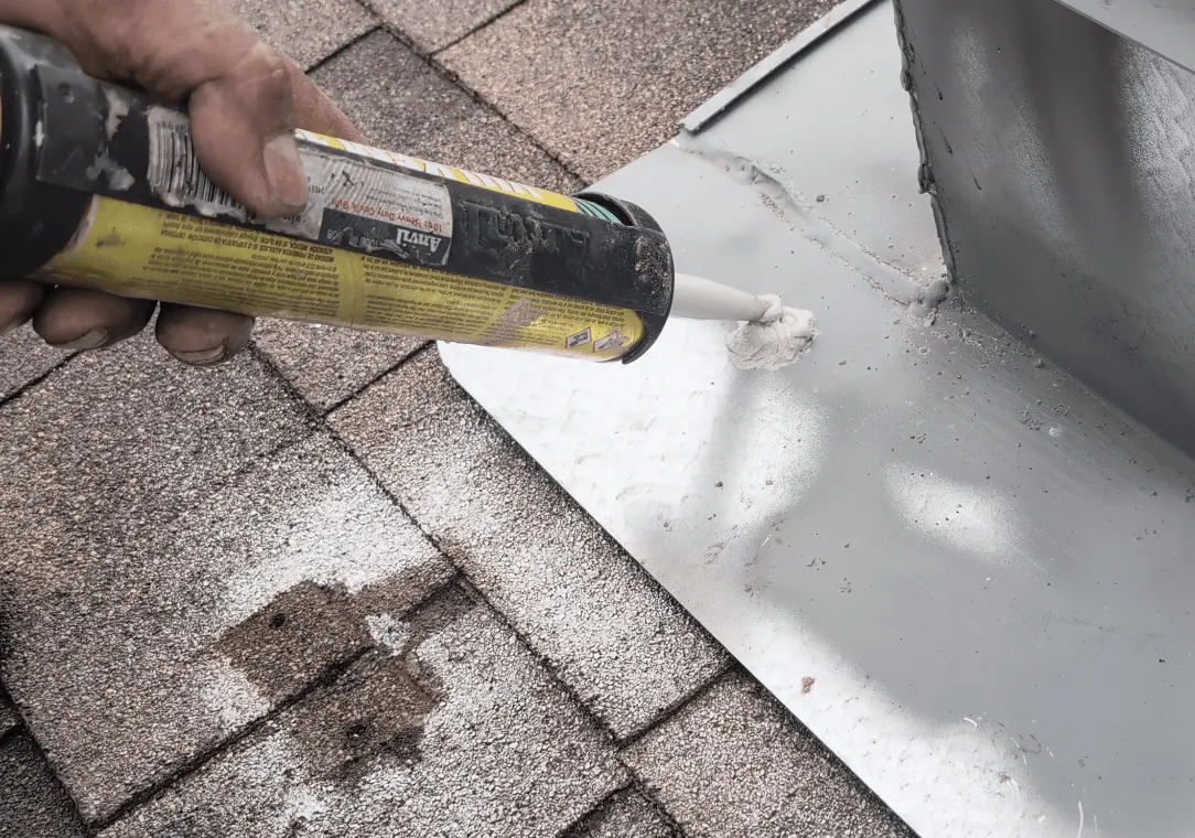 Apply silicone sealant