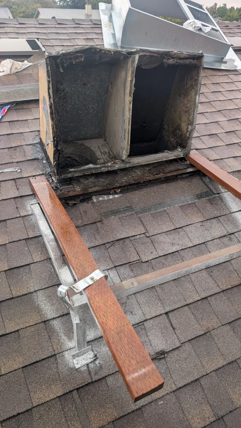How the old "elbow" duct from 1979 looked