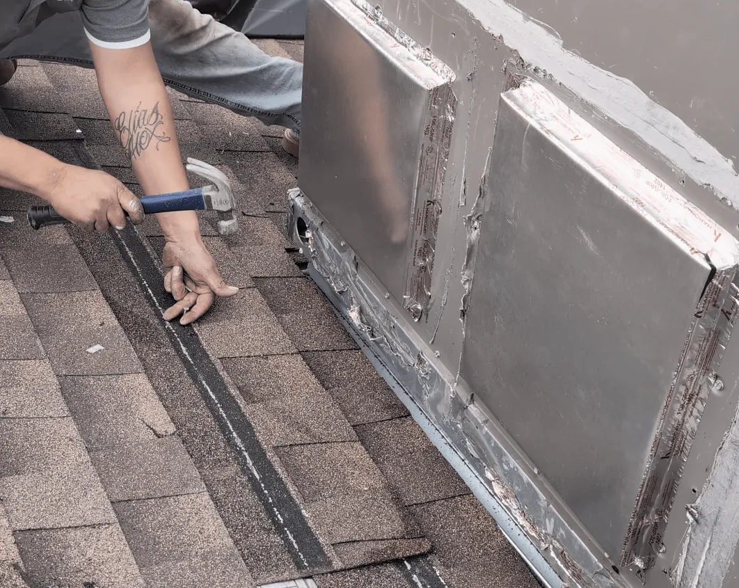 Install shingles
