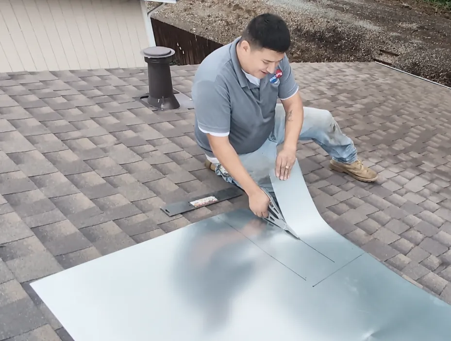 Cut sheet metal
