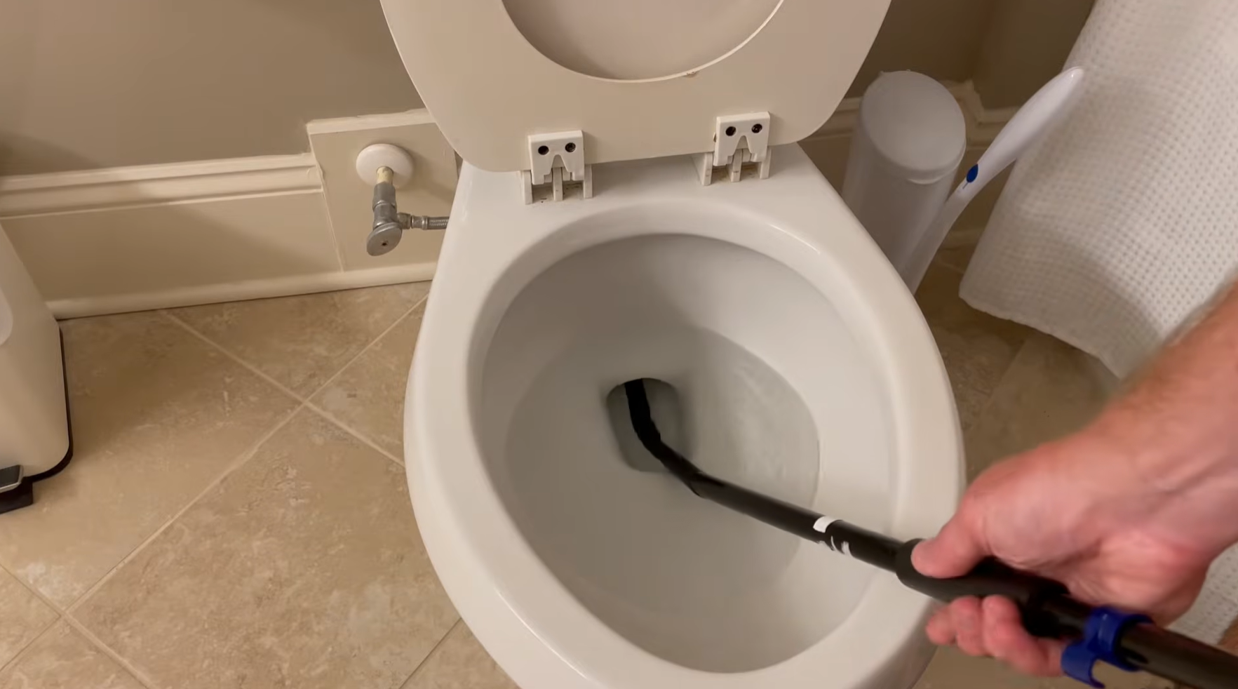 Unclog a Toilet with a 3-Foot Toilet Snake