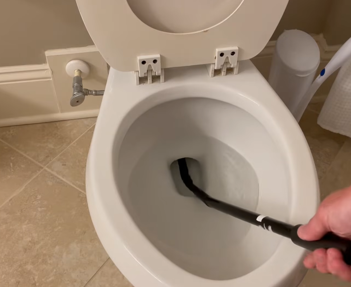 Unclog a Toilet with a 3-Foot Toilet Snake
